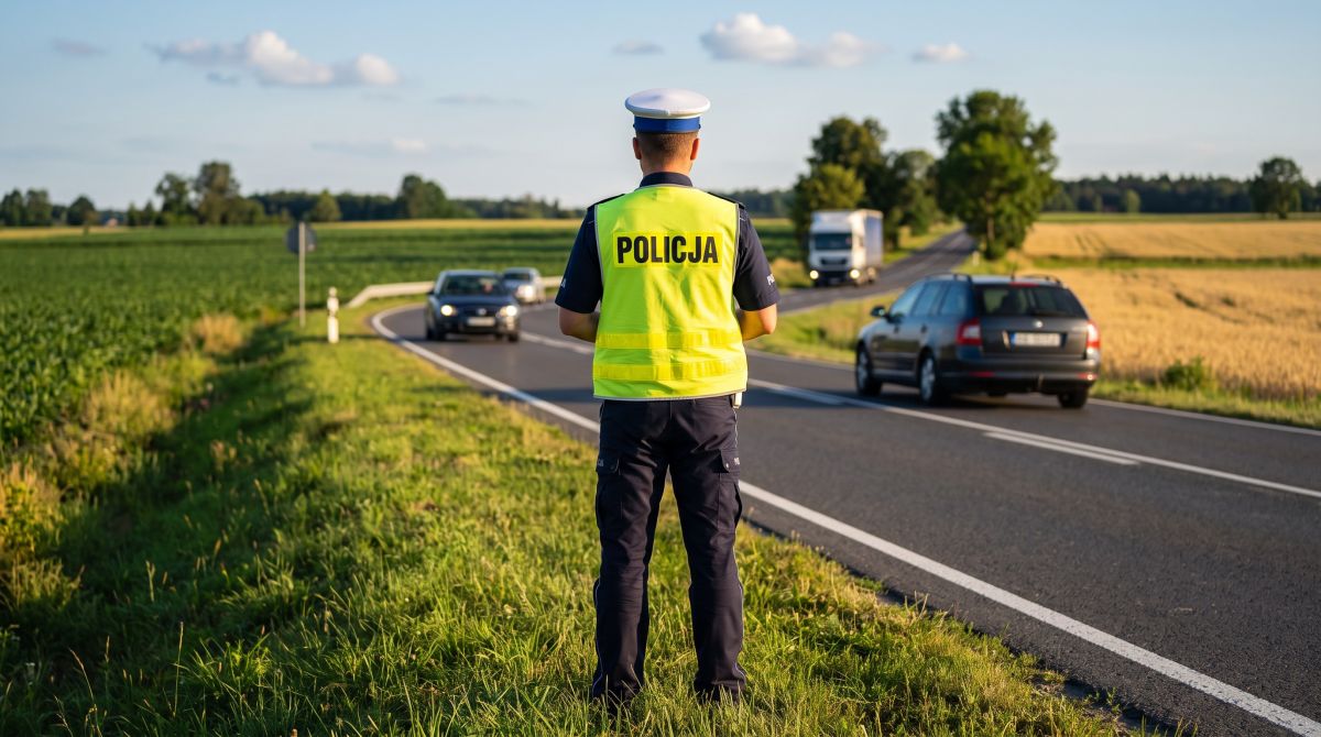 Kierowca pędził 142 km/h w strefie 90 km/h, stracił prawo jazdy i zapłaci 1500 zł!